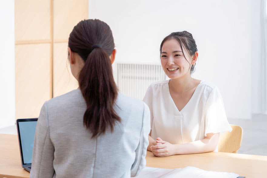 産業ケアマネによる個別相談の様子